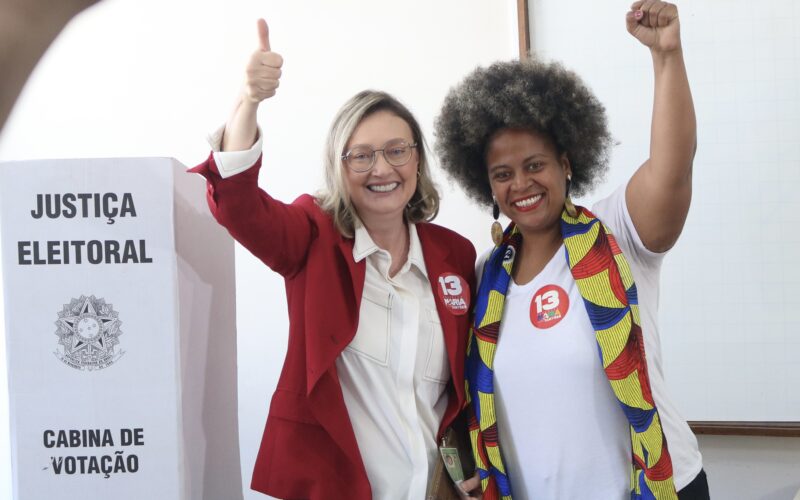 Confiante no eleitorado, Maria do Rosário cumpre agenda de votação em Porto Alegre