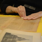 Mãos que restauram séculos