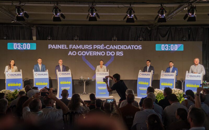 Checamos declarações de pré-candidatos ao governo do RS em painel da Famurs