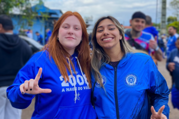Elas também fazem história na arquibancada