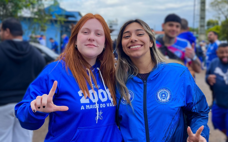 Elas também fazem história na arquibancada